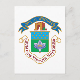Winnipeg-Wappen Postkarte