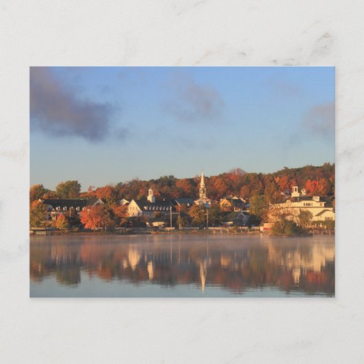 Winnipesaukee Herbst Meredith Postkarte (Vorderseite)