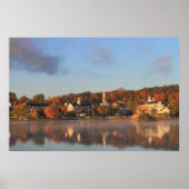 Winnipesaukee Meredith Herbst Morgens Poster (Vorne)