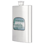 Winnipesaukee New Hampshire Deer Flachmann (Links)