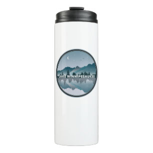Winnipesaukee New Hampshire Reflektion Thermosbecher