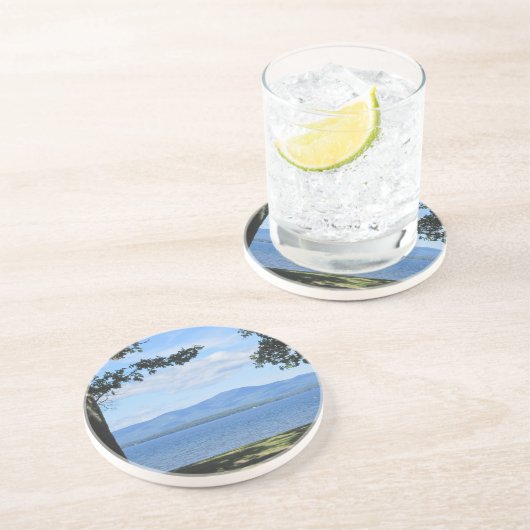 Winnipesaukee Sandstein Untersetzer (Seite)