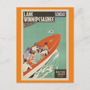 Winnipesaukee-See New Hampshire Postkarte