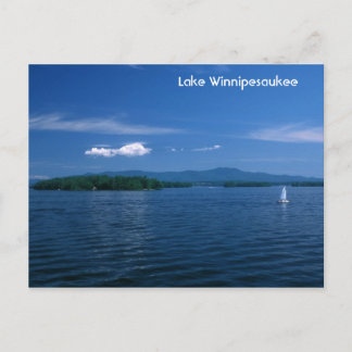 Winnipesaukee Sommertag Postkarte