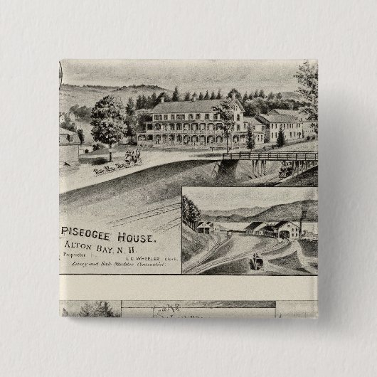 Winnipiseogee House, Lakeside House Button (Vorderseite)