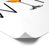 Wino Wine Lover Glass Poster (Ecke)