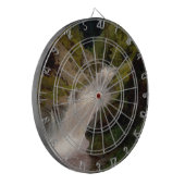 Winona Falls (US-Landschaft) (von Hermann Herzog) Dartscheibe (Vorderseite Links)