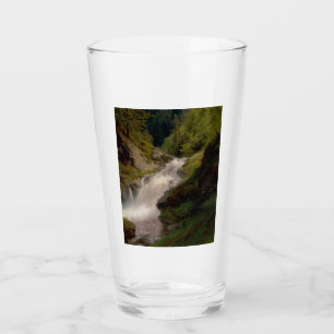 Winona Falls (US-Landschaft) (von Hermann Herzog) Glas