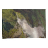 Winona Falls (US-Landschaft) (von Hermann Herzog) Kissenbezug (Vorderseite-Rechts)