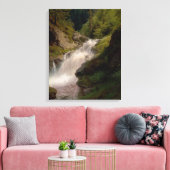 Winona Falls (US-Landschaft) (von Hermann Herzog) Leinwanddruck (Insitu (Wohnzimmer))