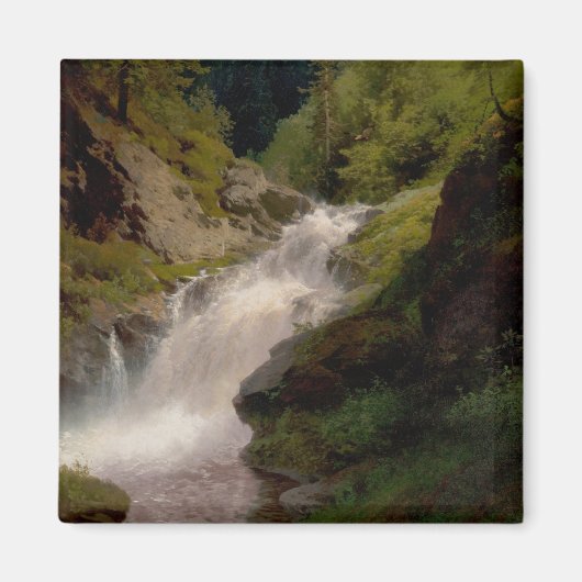 Winona Falls (US-Landschaft) (von Hermann Herzog) Magnet (Vorne)