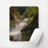 Winona Falls (US-Landschaft) (von Hermann Herzog) Mousepad (Mit Mouse)