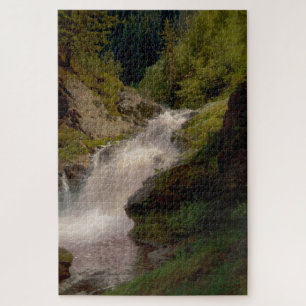 Winona Falls (US-Landschaft) (von Hermann Herzog) Puzzle