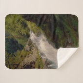 Winona Falls (US-Landschaft) (von Hermann Herzog) Sherpadecke (Vorderseite (Horizontal))