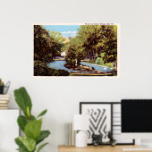 Winona Lake Indiana um 1930 Poster (Heimbüro)