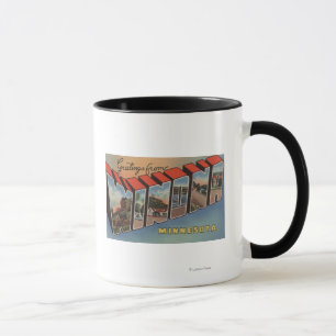 Winona, Minnesota - große Buchstabe-Szenen Tasse