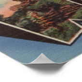 Winona, Minnesota - Große Buchstabenszenen Poster (Ecke)