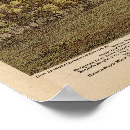 Winona, Minnesota Poster (Ecke)