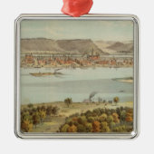 Winona, Minnesota Silbernes Ornament (Vorne)