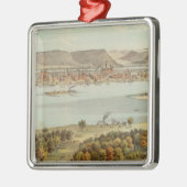 Winona, Minnesota Silbernes Ornament (Links)