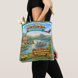 Winona, MN Minnesota Souvenir-Tasche Tasche