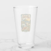 Winona, MN Minnesota Unique Souvenir Glass Cup Glas (Rückseite)
