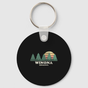 Winona Mn Vintage Throwback T-Shirt Retro 70er Des Schlüsselanhänger