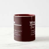 Winona Personalized Name Coffee Mug Zweifarbige Tasse (Mittel)
