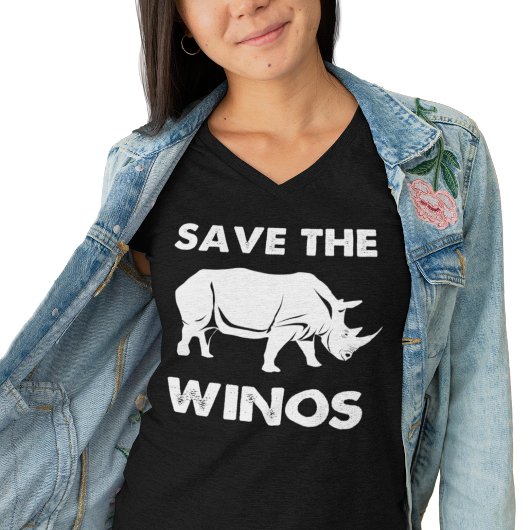 Winos mit Rhinoceros gerettet T-Shirt