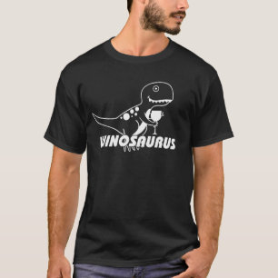 Winosaurus Wein Dinosaurier Pun Vineyard T-Shirt