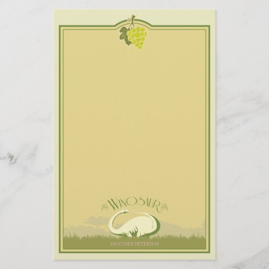 Winosoaur Stationery Briefpapier (Vorderseite)