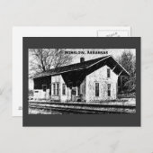 Winslow, Ar Train Depot Postcard Postkarte (Vorne/Hinten)