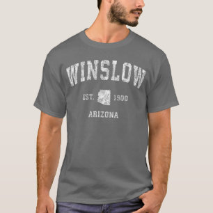 Winslow Arizona AZ Vintage-Athletik-Sportdesign T-Shirt