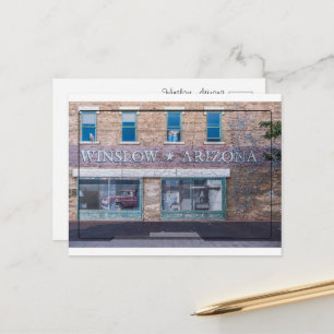 Winslow, Arizona: Ein malerischer Schnappschuss de Postkarte