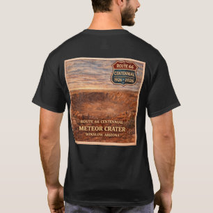 Winslow Arizona Meteor Crater Jahrhundertfeier T-Shirt