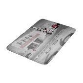 Winslow Arizona Red Splash Fotografie Badematte (Schrägansicht)