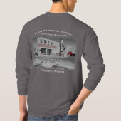 Winslow Arizona Red Splash Fotografie T-Shirt (Rückseite)