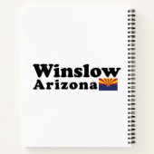 Winslow, Arizona Spiral Notebook Notizblock (Rückseite)