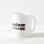 Winslow, Arizona-Tasse Kaffeetasse (VorderseiteRechts)