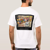 Winslow Arizona Vintager T - Shirt (Rückseite)
