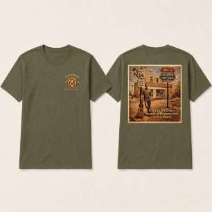 Winslow Arizona Wahrzeichen Centennial Bekleidung T-Shirt