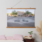 Winslow, Arizona Wandteppich Mit Holzrahmen (Schlafzimmer)