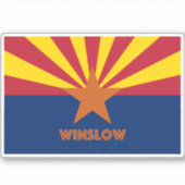Winslow AZ Aufkleber (Vorderseite)