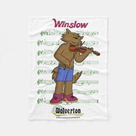 Winslow-Flanelldecke Fleecedecke (Vorderseite)