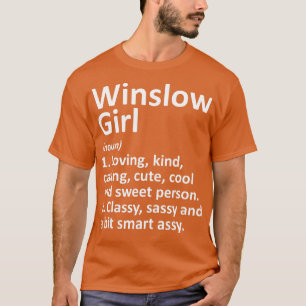 WINSLOW GIRL AZ ARIZONA Lustiges Stadt Heimat Wurz T-Shirt