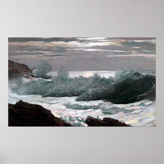 Winslow Homer am frühen Morgen nach einem Sturm au Poster (Vorne)