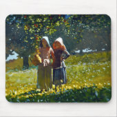 Winslow Homer Apple Picking Mousepad (Vorne)