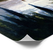 Winslow Homer art, Indian Village, Adirondacks Poster (Ecke)