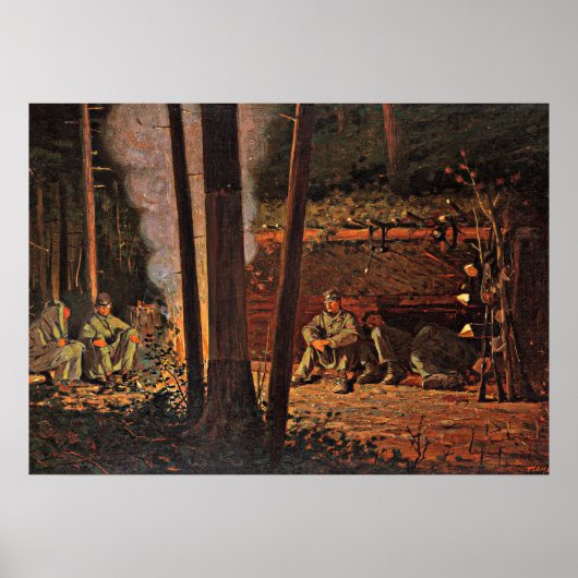 Winslow Homer art - Vor Yorktown Poster (Vorne)