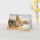 Winslow Homer artwork, Summertime, Karte (Gelbe Blume)